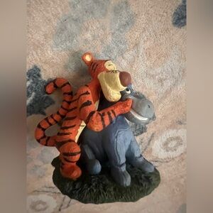 Ceramic so this is what smiling feels like Tigger and eeyore Disney figurine